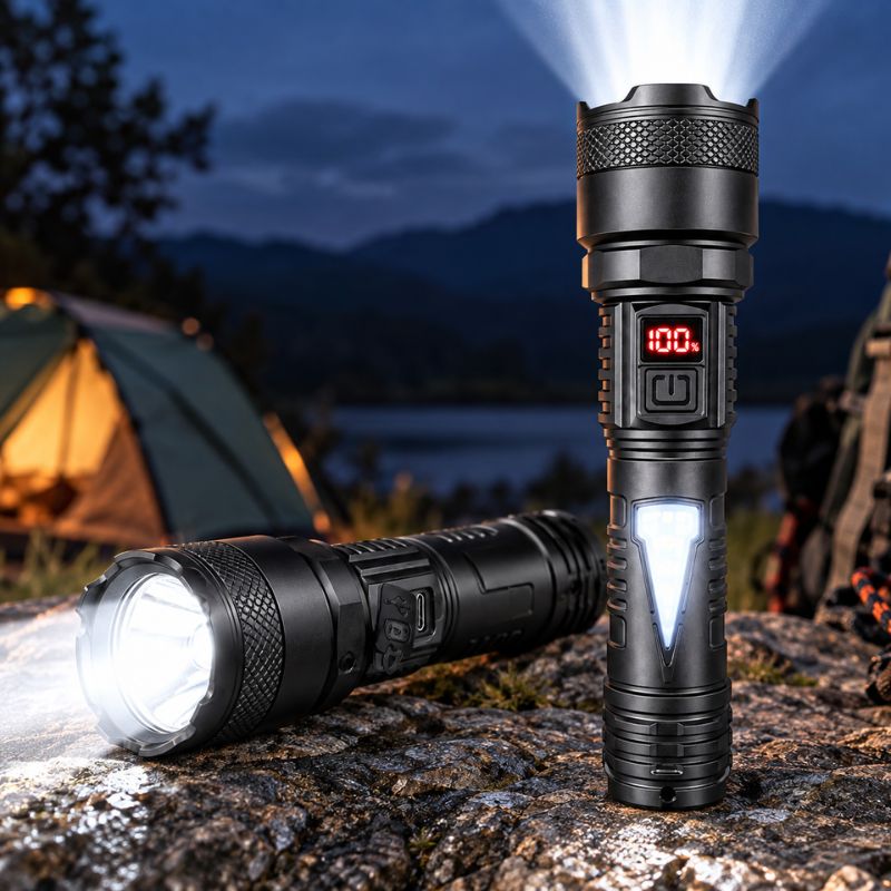 Linterna LED Recargable de Alta Potencia