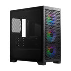 Gabinete Gamer Coolermaster Elite 502 Blanco 3 Fan Argb Frente Mesh Mid Tower Atx