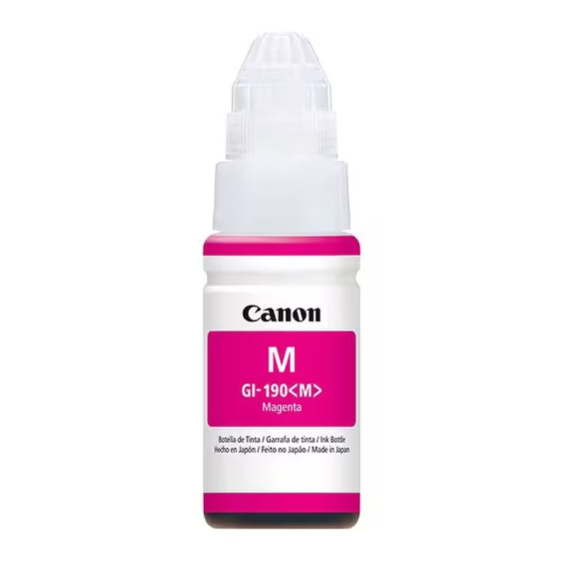 Canon Tinta Gi-190 Bk Botella De Tinta Negra Con 135ml Tinta Negro
