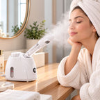 Vaporizador Facial Eléctrico con Vapor para Limpieza y Cuidado del Rostro