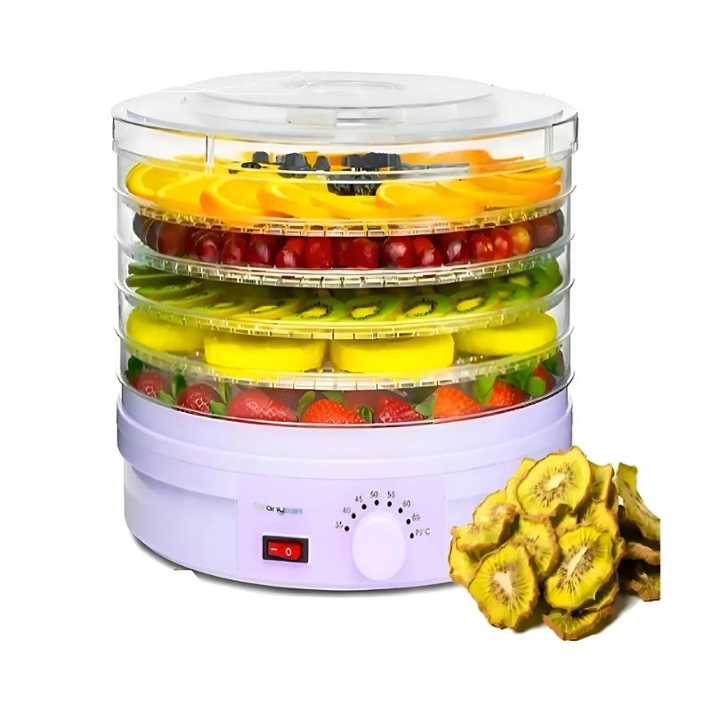 Deshidratador de Alimentos 350W | 5 Bandejas | Frutas, Carnes y Verduras