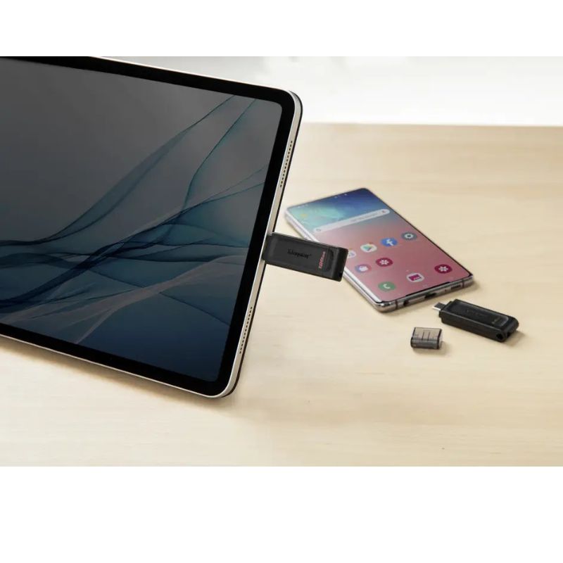 Pendrive Usb Tipo-c Kingston 128gb 3.2 Datatraveler 70