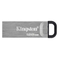 Pendrive Kingston Data Traveler Kyson 128gb Usb 3.2 Metálico Color Plateado