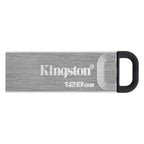 Pendrive Kingston Data Traveler Kyson 128gb Usb 3.2 Metálico Color Plateado