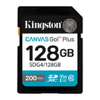 Kingston Tarjeta de Memoria 128GB microSD Canvas Go