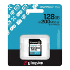 Kingston Tarjeta de Memoria 128GB microSD Canvas Go