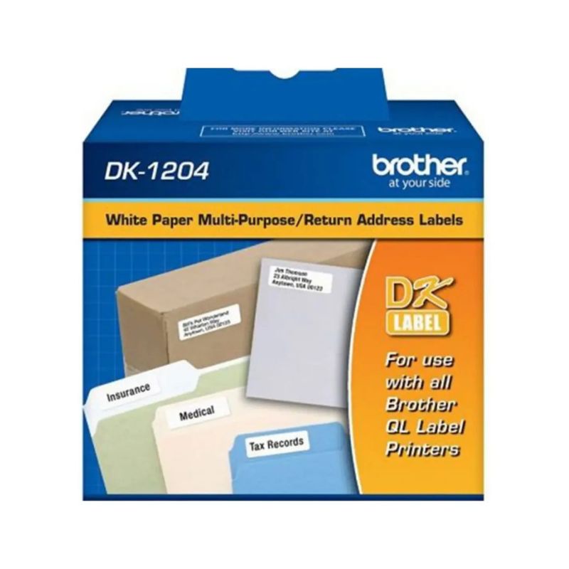 Cinta Brother Dk-1204, 17 Mm X 54 Mm, 400 Etiquetas