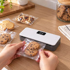 Mini Selladora Eléctrica de Bolsas para Alimentos con Pantalla Digital