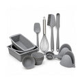 Set de Repostería de Silicona 22 Piezas con Moldes y Utensilios de Cocina Gris