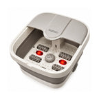 Spa Masajeador de Pies Plegable con Calentamiento, Burbujas y Rodillos