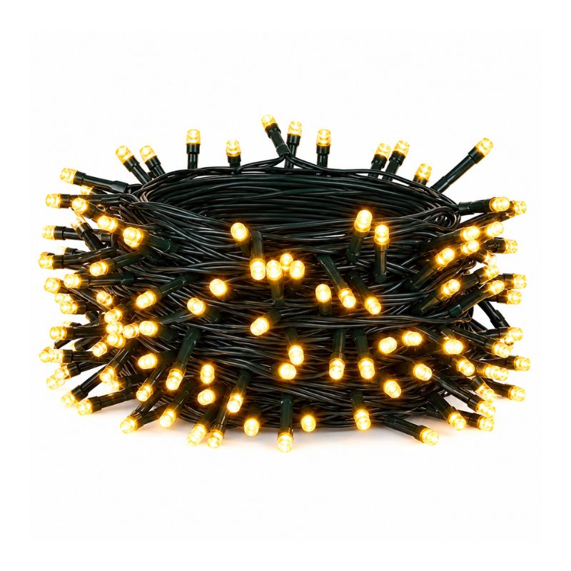 Luces Navideñas Guirnalda 200 LED 20 Metros 220V Colores