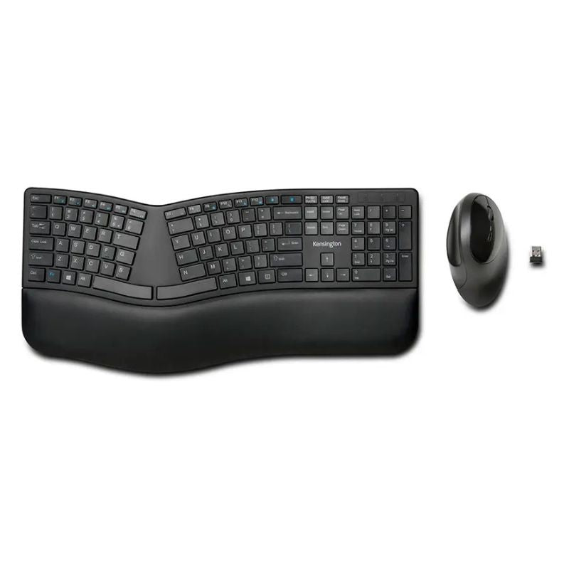Combo Teclado/mouse Pro Fit Ergo Inalambrico - Kensington Color Negro