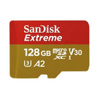Tarjeta de memoria SanDisk Extreme 128GB SDSQXA1-128G-GN6AA con adaptador