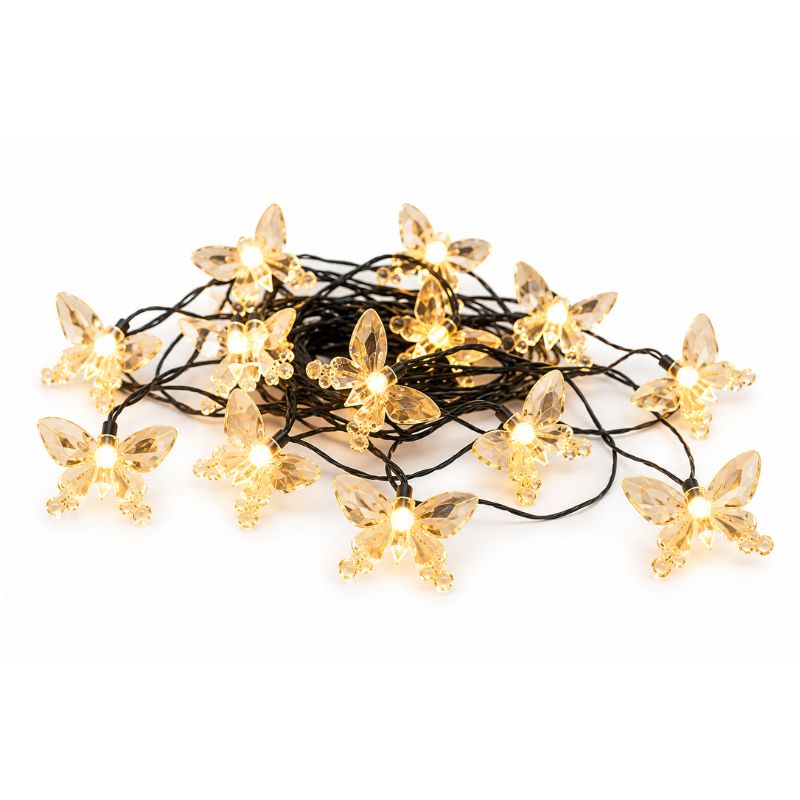 Guirnalda de Luces LED Mariposa Luz Cálida Decorativa 5 mts