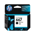 Cartucho de tinta HP 667 de color negro de 2 ml