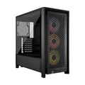 Gabinete Gamer Corsair 4000d Frame Rs Argb 3x120mm Fans