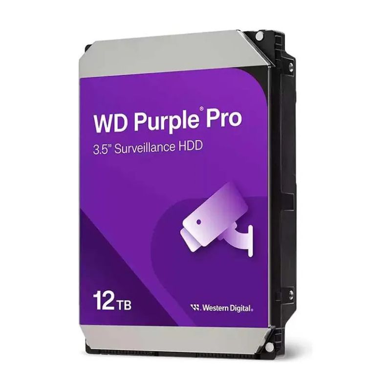 Disco Western Digital Purple Videovigilancia Sata 12 tb 3.5 Color Púrpura