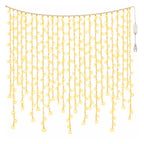 Cortina de Luces LED Navideñas 3x2 Metros Multicolor/Cálida 220V Colores