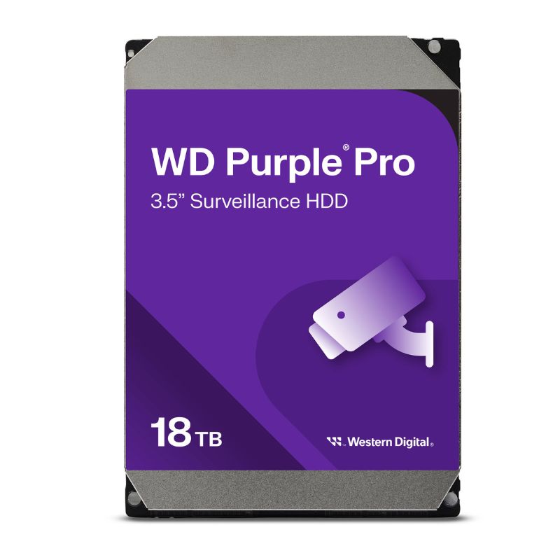 Disco Western Digital Purple Videovigilancia Sata 18 tb 3.5 Color Púrpura