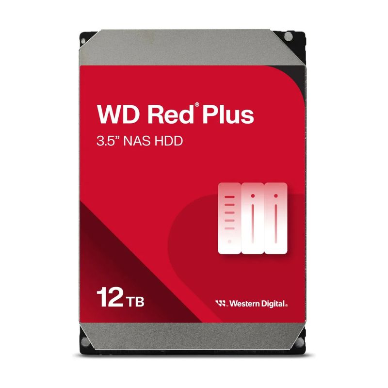 Disco Duro Externo Western Digital Wd Red Plus 12tb Sata 6gb/s 3.5