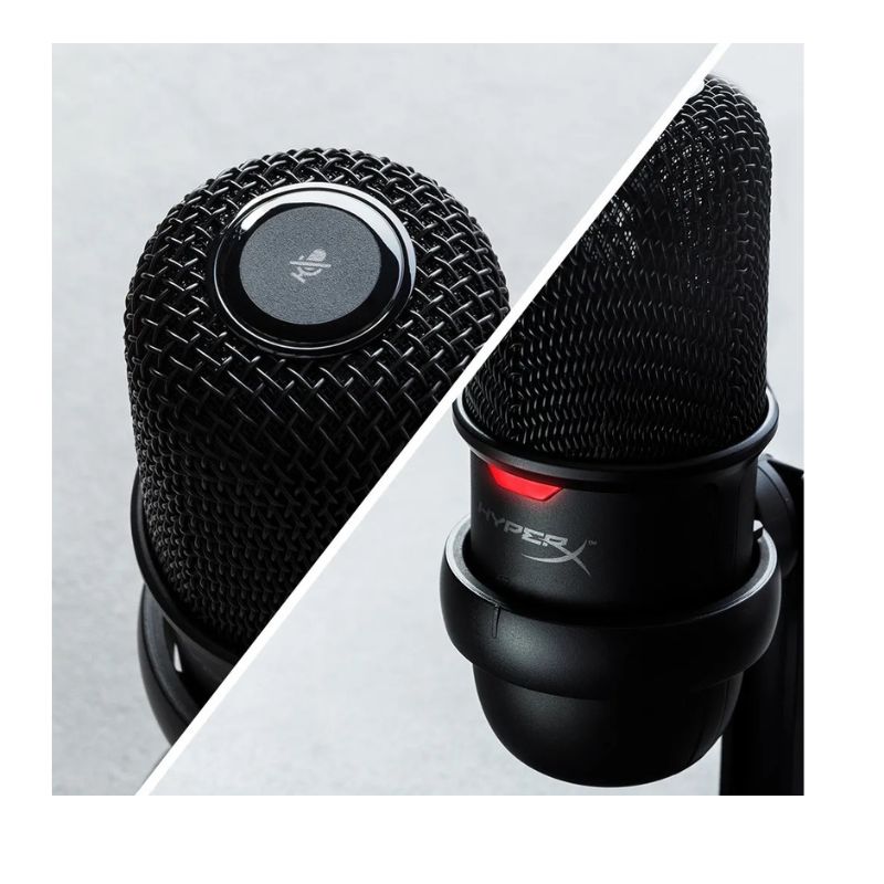 Micrófono Hyperx Solocast Condensador Usb Para Pc, Mac Y Ps4 Color Negro