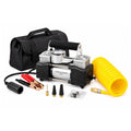 Compresor de Aire Portátil 12V 2 Cilindros para Auto con Accesorios