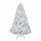 Árbol de Navidad Artificial Blanco 210 cm con Base