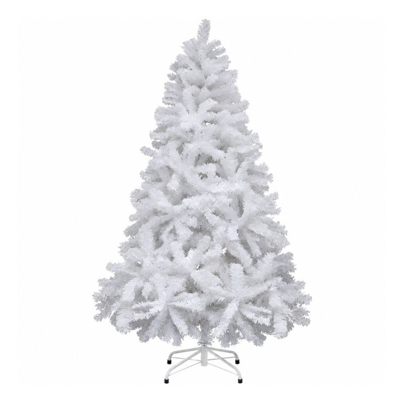 Árbol de Navidad Artificial Blanco 180 cm con Base