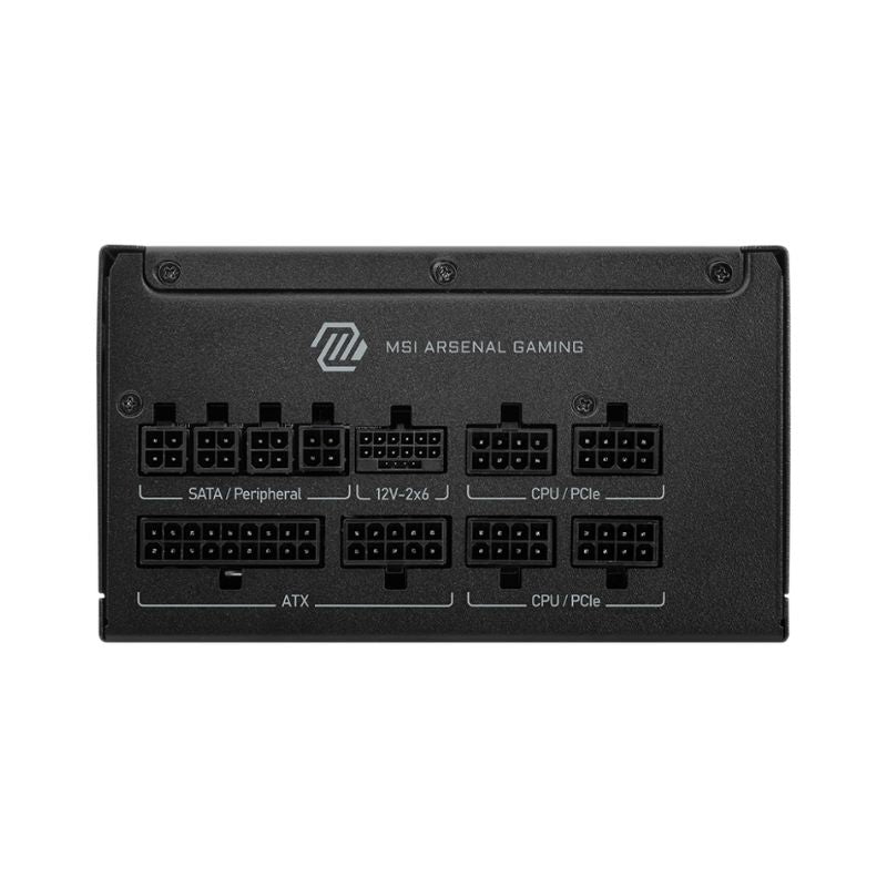 Fuente de Poder MSI MAG A1000GLS PCIE5, Full Modular, Conector 12V-6x2, Certificada 80 PLUS GOLD