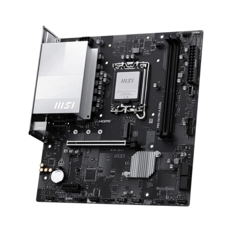Msi Pro H610m-a Ddr4 Lga1700 12 13 E 14 Generation P Negra