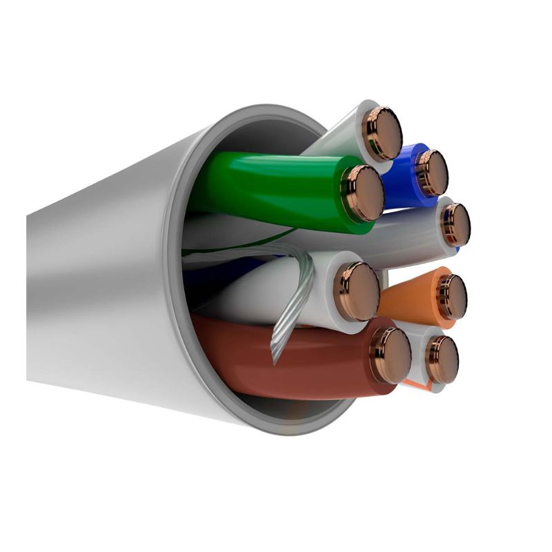 Cable de Red Nexxt Cat5e U/UTP 24AWG 305 Metros 1000ft Color Azul