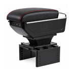 Apoyabrazos Central Universal para Auto con Compartimento y Base Ajustable