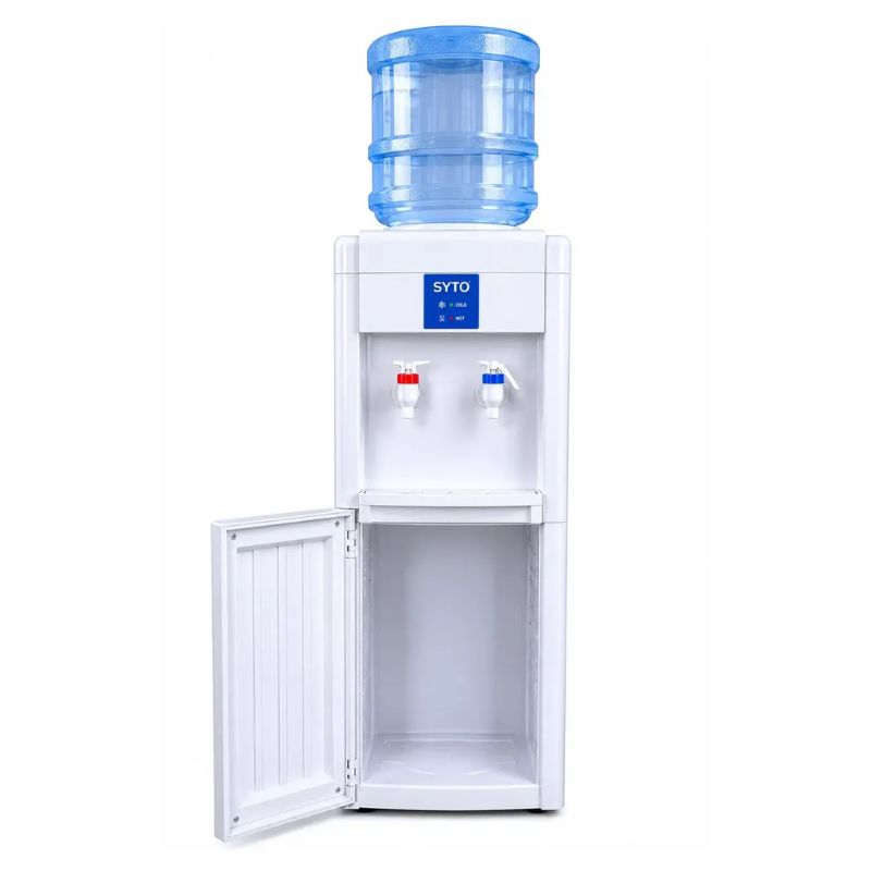 Dispensador De Agua Fría Y Caliente Eléctrico Con Gabinete Inferior