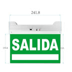 Señalética LED de Emergencia Salida 3W Certificada SEC Luz de Emergencia