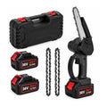 Mini Motosierra Inalámbrica 8 Pulgadas para Poda con 2 Baterías y Maletín