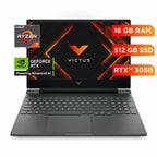 Notebook Gaming Victus 15-fb3026la, AMD Ryzen 7, 16 GB RAM, NVIDIA GeForce RTX 3050, 512 GB SSD, 15.6" FHD 144 Hz, Windows 11 Home