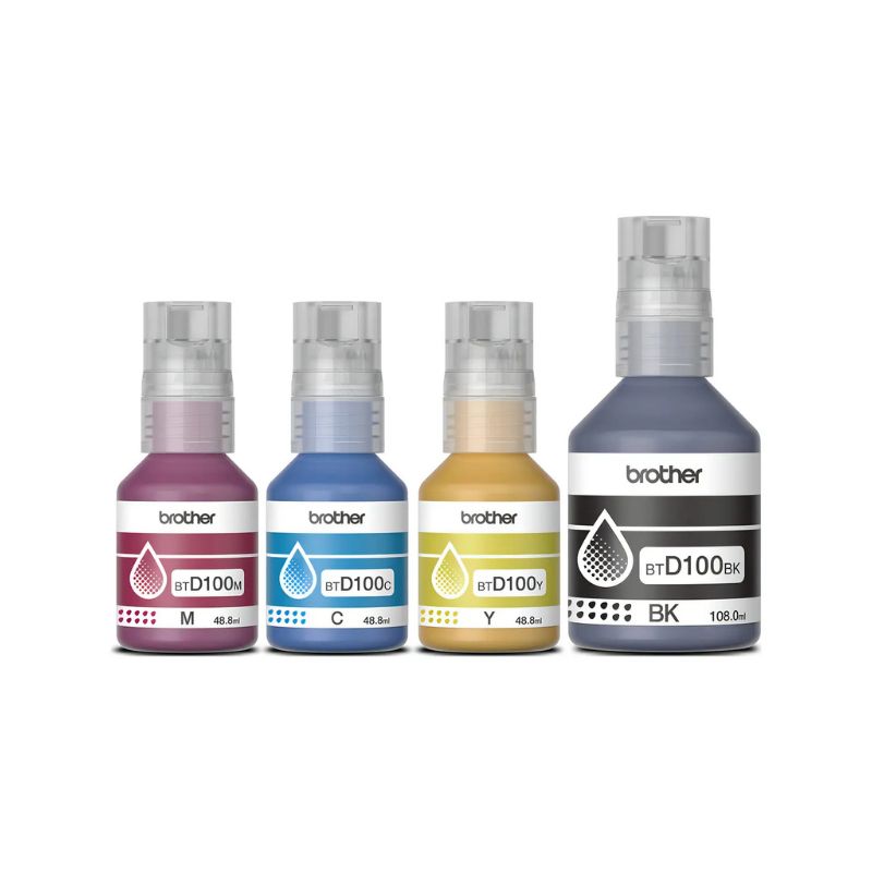 Pack 4 Brother Colores Btd100 C/m/y/k Btd100cmyk