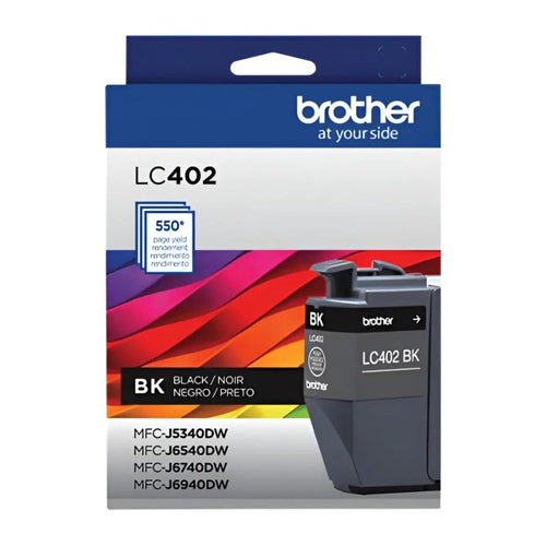 Cartucho Brother Lc402 J6740 - Negra - 550 Pag