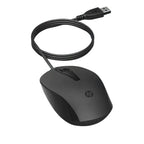 Mouse Hp 150 Alámbrico Negro