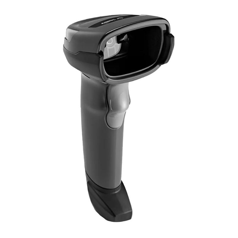 Lector De Codigos Qr Y De Barras Zebra Ds2208 Usb Cableado Con Stand