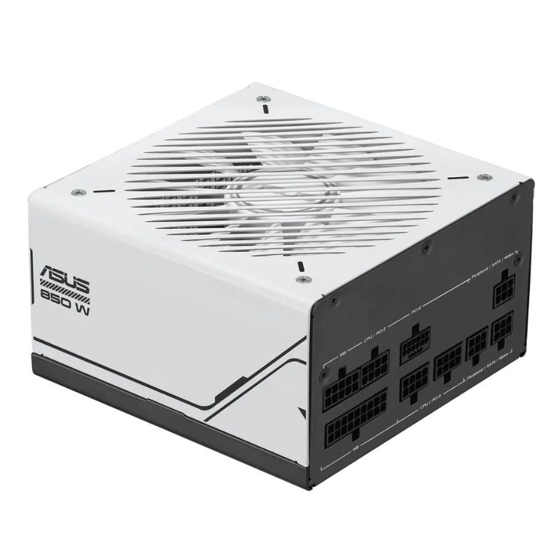 Fuente De Poder 850w Asus Prime Atx3.0 80 Plus Gold Color Blanco Y Negro