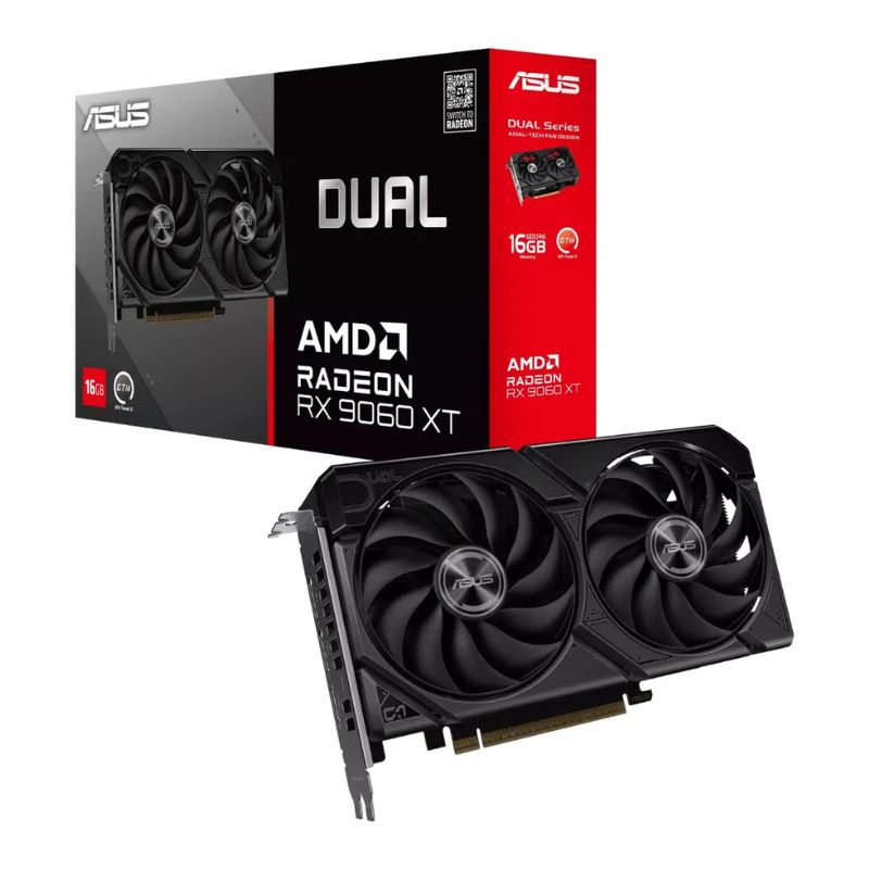 Tarjeta De Video Asus Dual Radeon Rx 9060 Xt 16gb Gddr6 Pci5