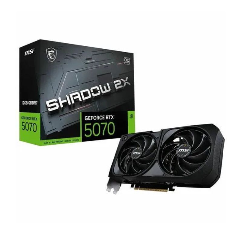 Tarjeta Video  MSI NVIDIA GeForce RTX 5070 - 12GB GDDR7 - 7680 x 4320 - 2.56GHz