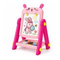 Pizarra Atril Infantil Rosada Doble Cara para Dibujar y Pintar 51 × 34 cm