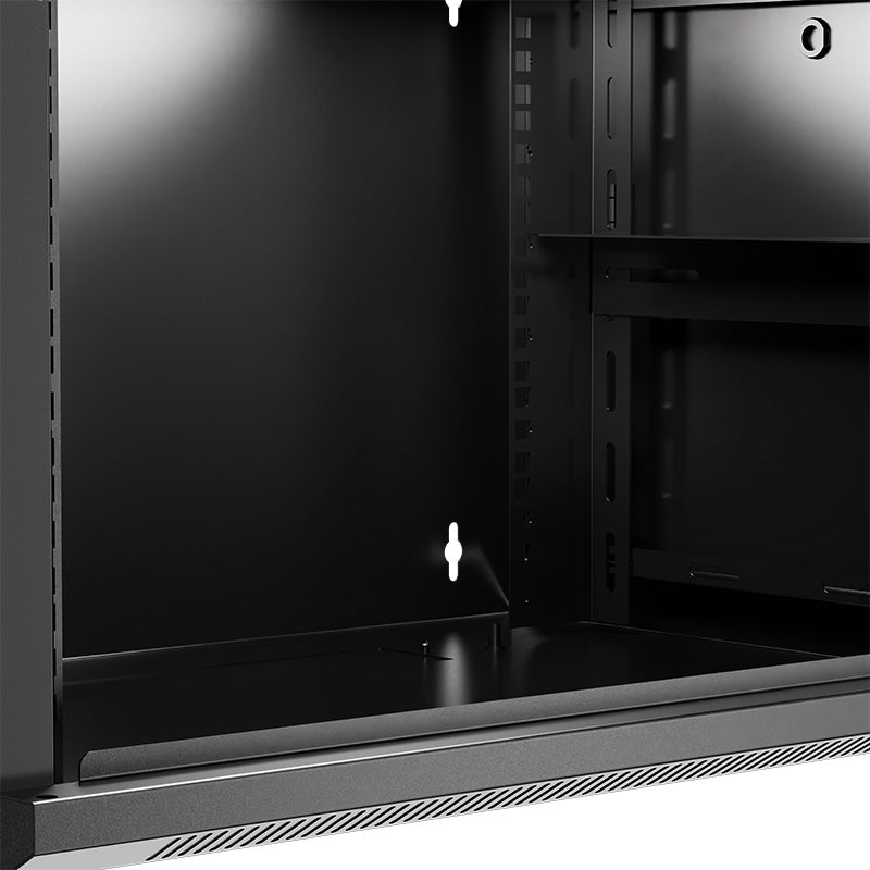 Gabinete Rack Mural Nexxt 6U 600x600mm Ensamblado Negro
