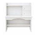 Tocador De Maquillaje Blanco Con Repisas Y Gabinete 100x48x121 Cm