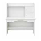 Tocador De Maquillaje Blanco Con Repisas Y Gabinete 100x48x121 Cm