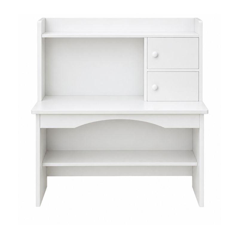 Tocador De Maquillaje Blanco Con Repisas Y Gabinete 100x48x121 Cm