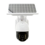 Cámara De Seguridad Solar WiFi 360° Exterior Con Panel Solar Y Visión Nocturna