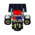Cámara De Seguridad Solar 4G PTZ Triple Lente 12MP Con Alarma Y Seguimiento